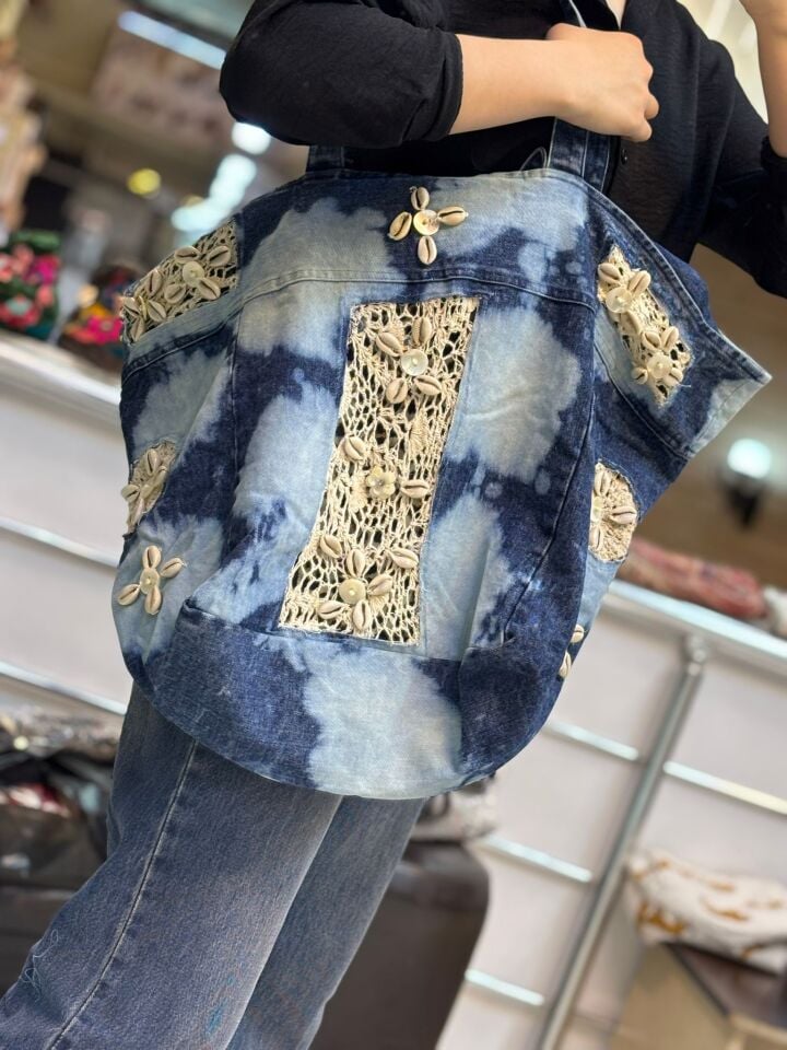 İndigo Denim Çanta